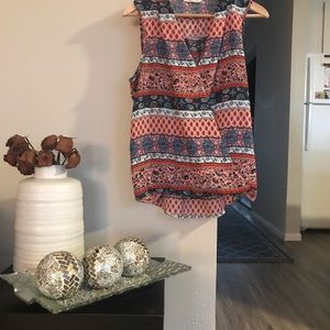 Pink rose, boutique tank top